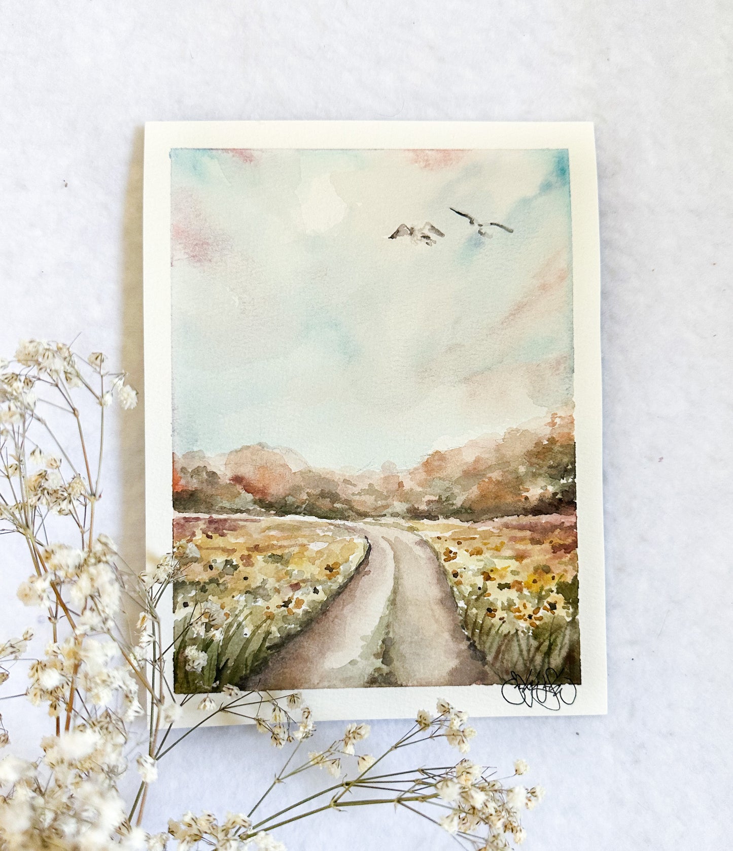 PRINT - Hayride at Sunset