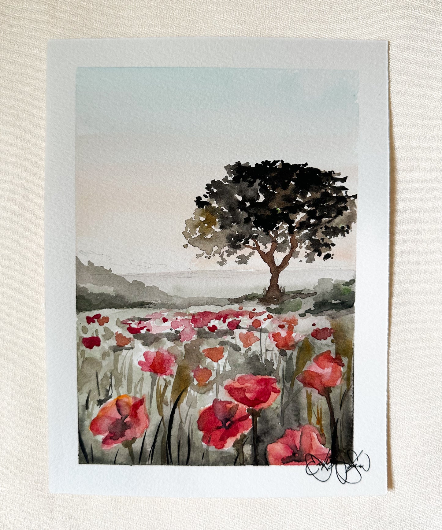 ORIGINAL Field of Poppies