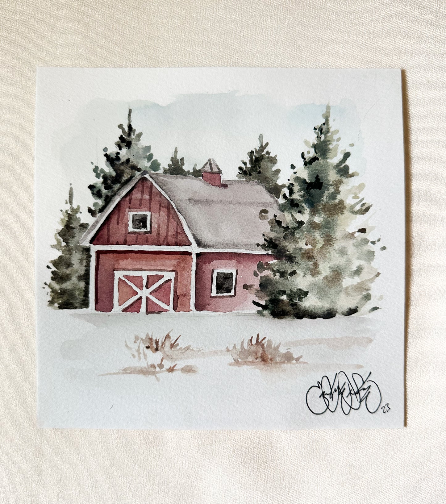 ORIGINAL Winter Barn