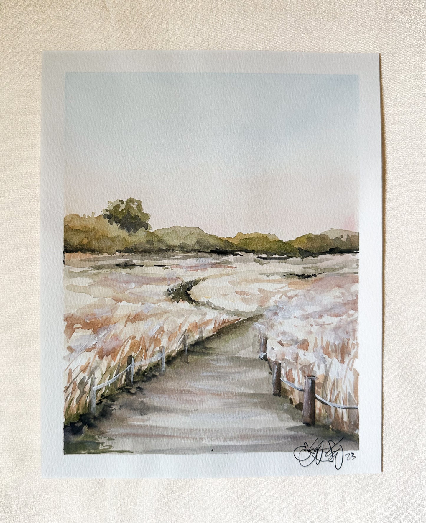 ORIGINAL Through the Wheatfield