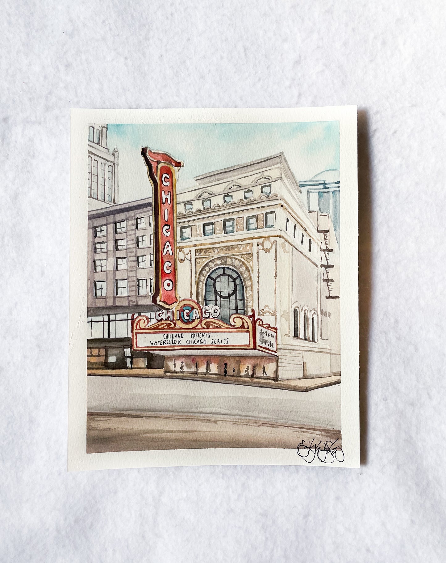 PRINT - Chicago Theatre (Chicago, Illinois)