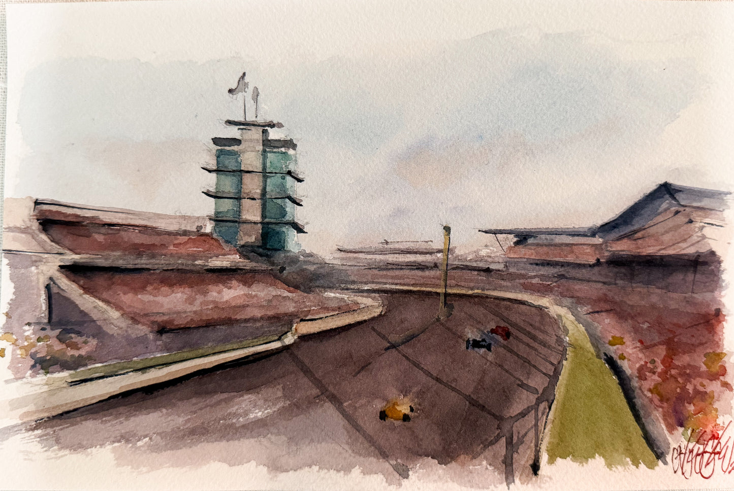 ORIGINAL Indy500 Painted Live in 2026