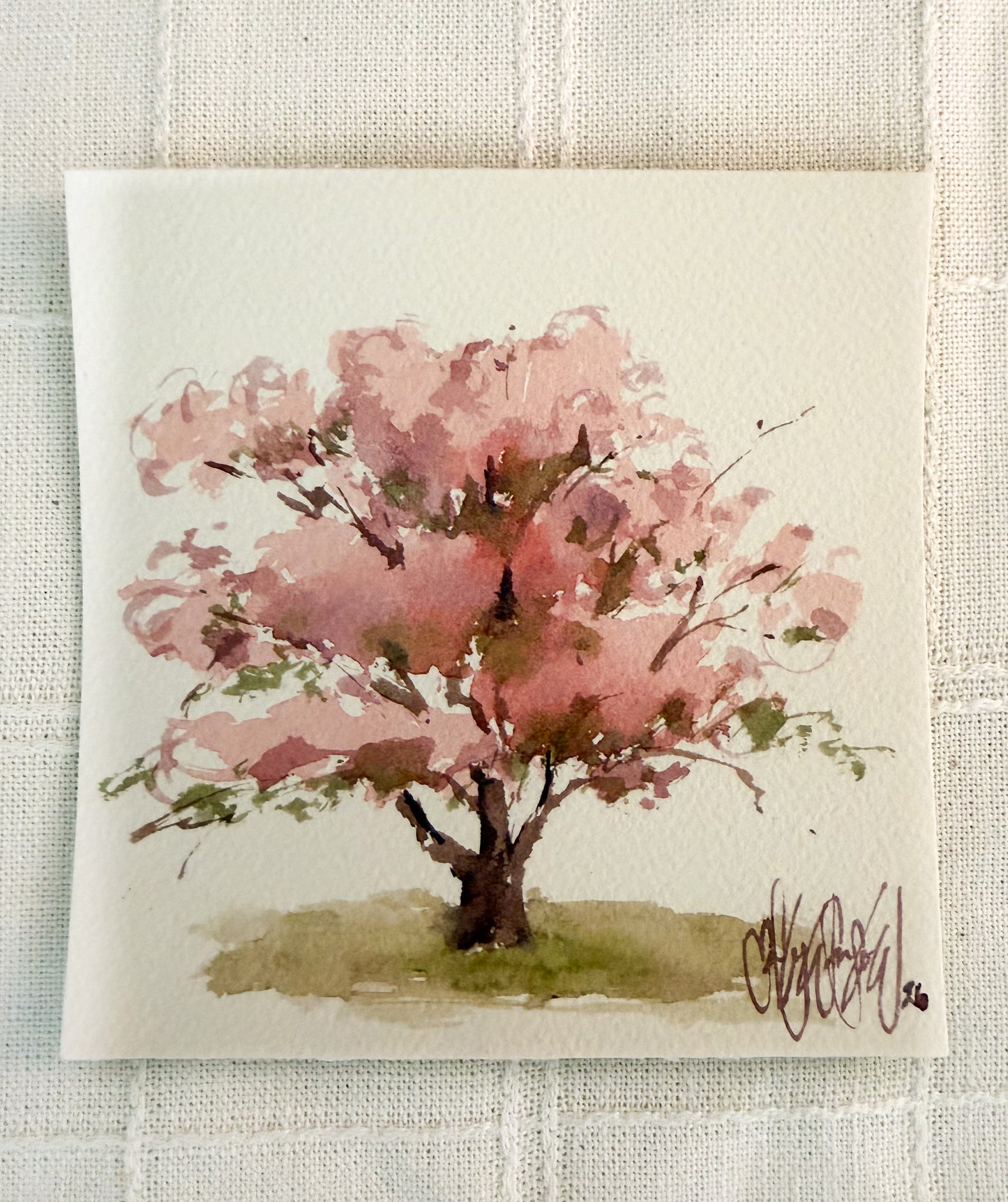ORIGINAL Watercolor Cherry Blossom