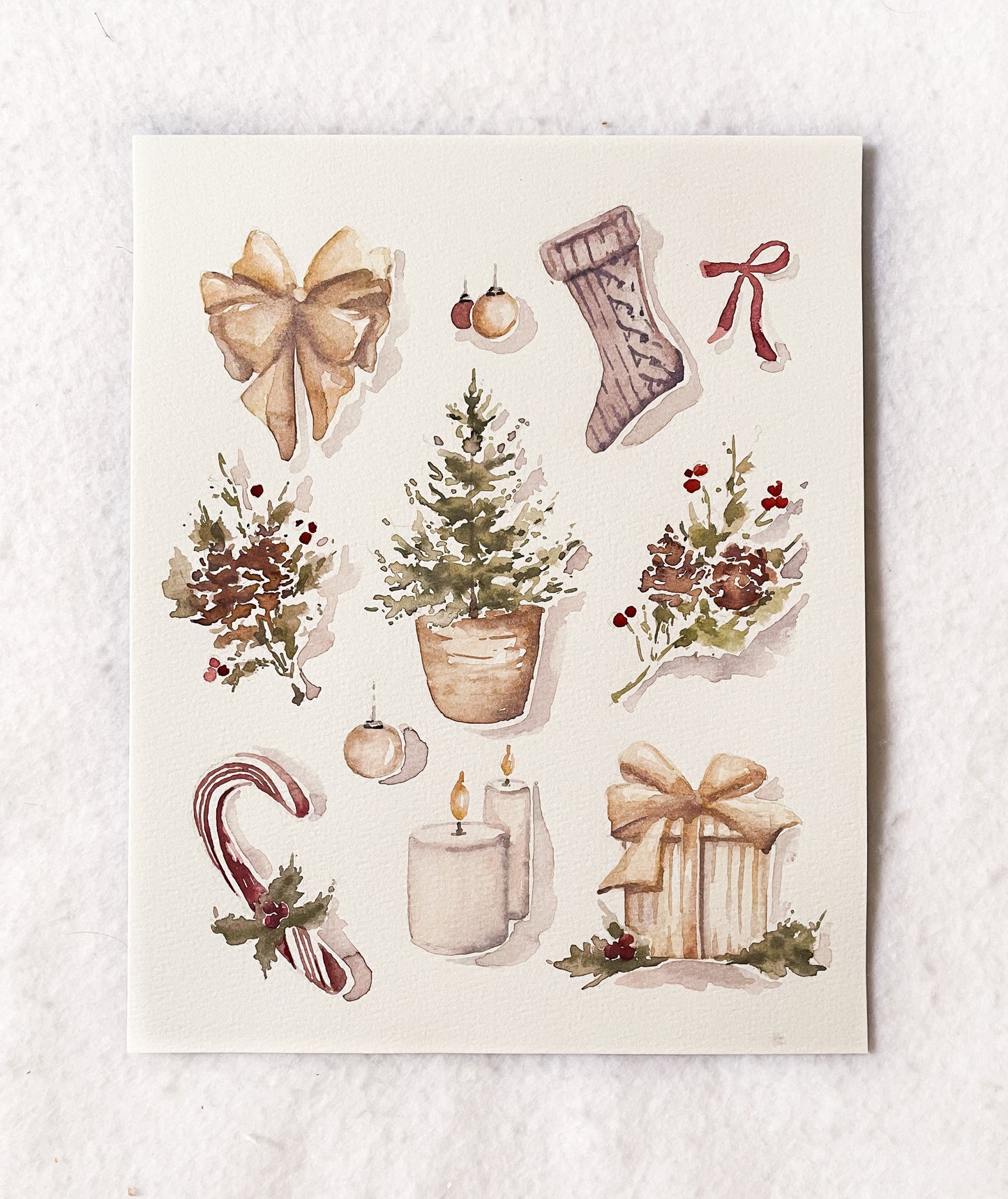 PRINT - Around the Christmas Tree