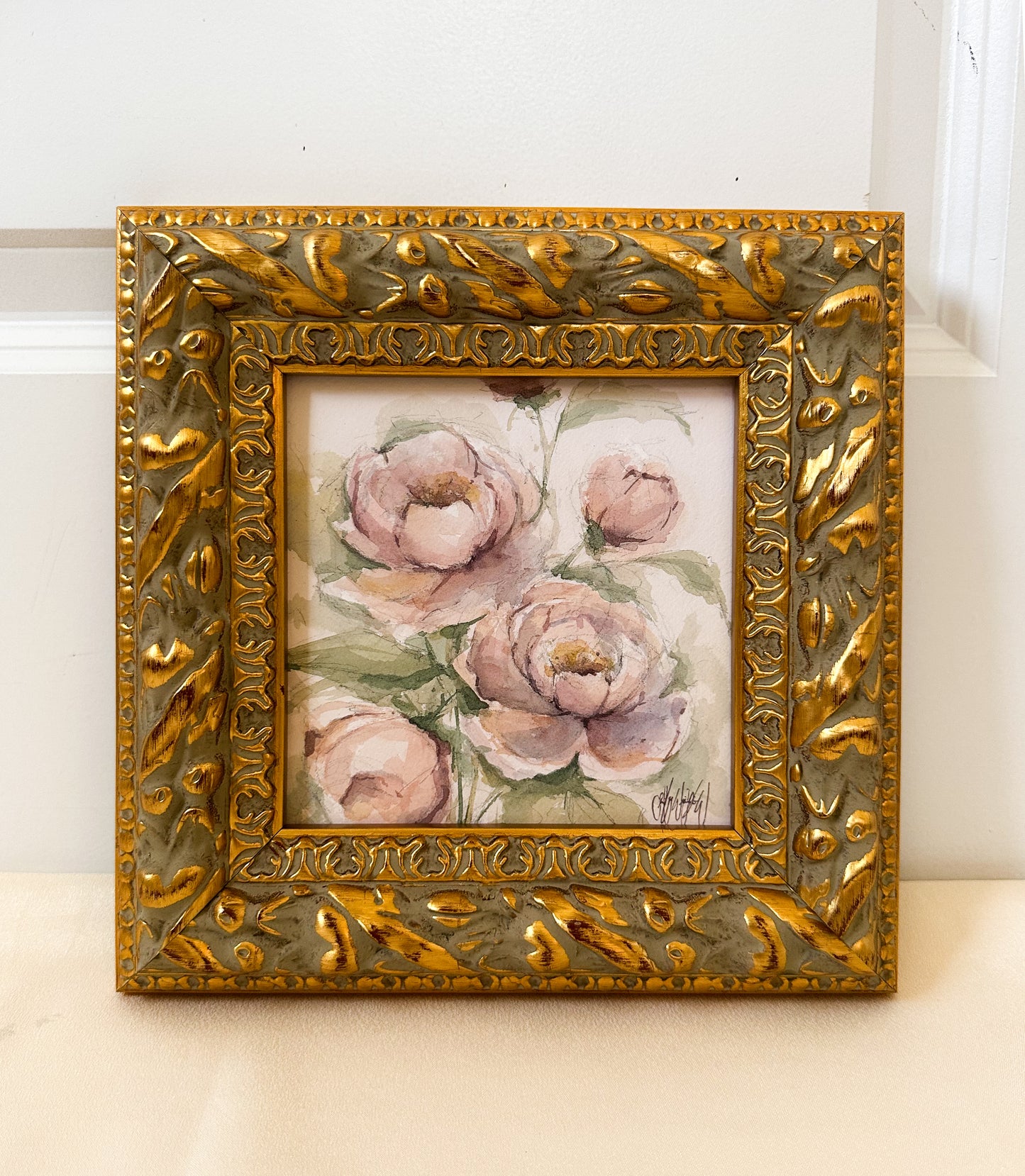 PRINT - Pink Peony Flower