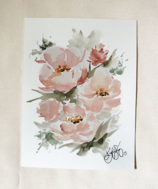 ORIGINAL Peony Bunch