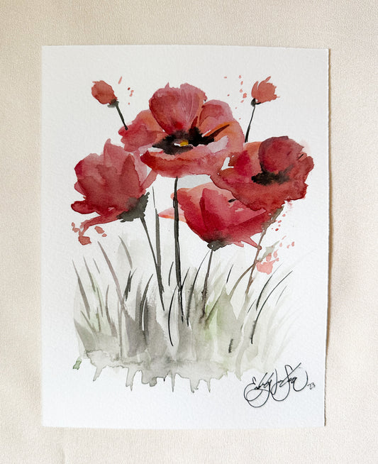 ORIGINAL Red Poppies