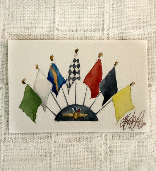 ORIGINAL Indy500 Race Flags