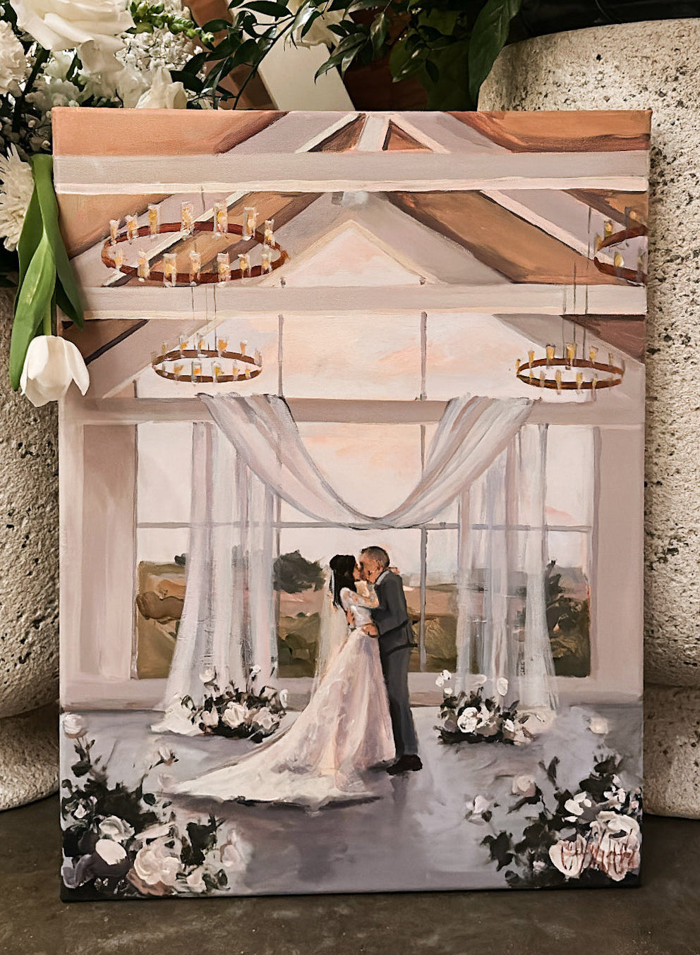 Wedding Painting for Abby Jo