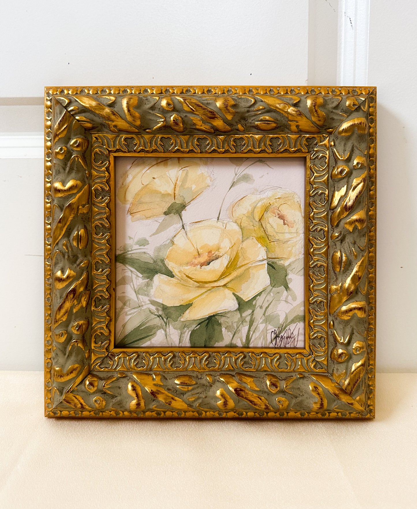 PRINT - Yellow Peony Flower
