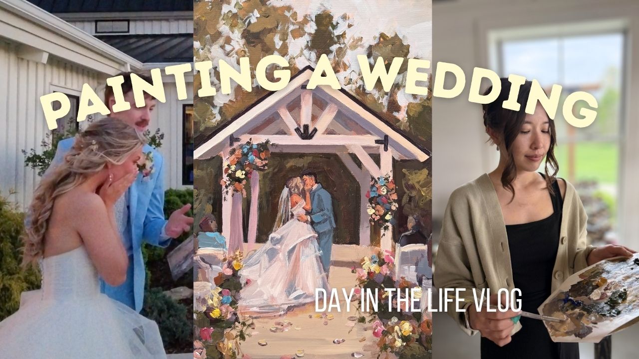 Load video: Indianapolis Live Wedding Painting