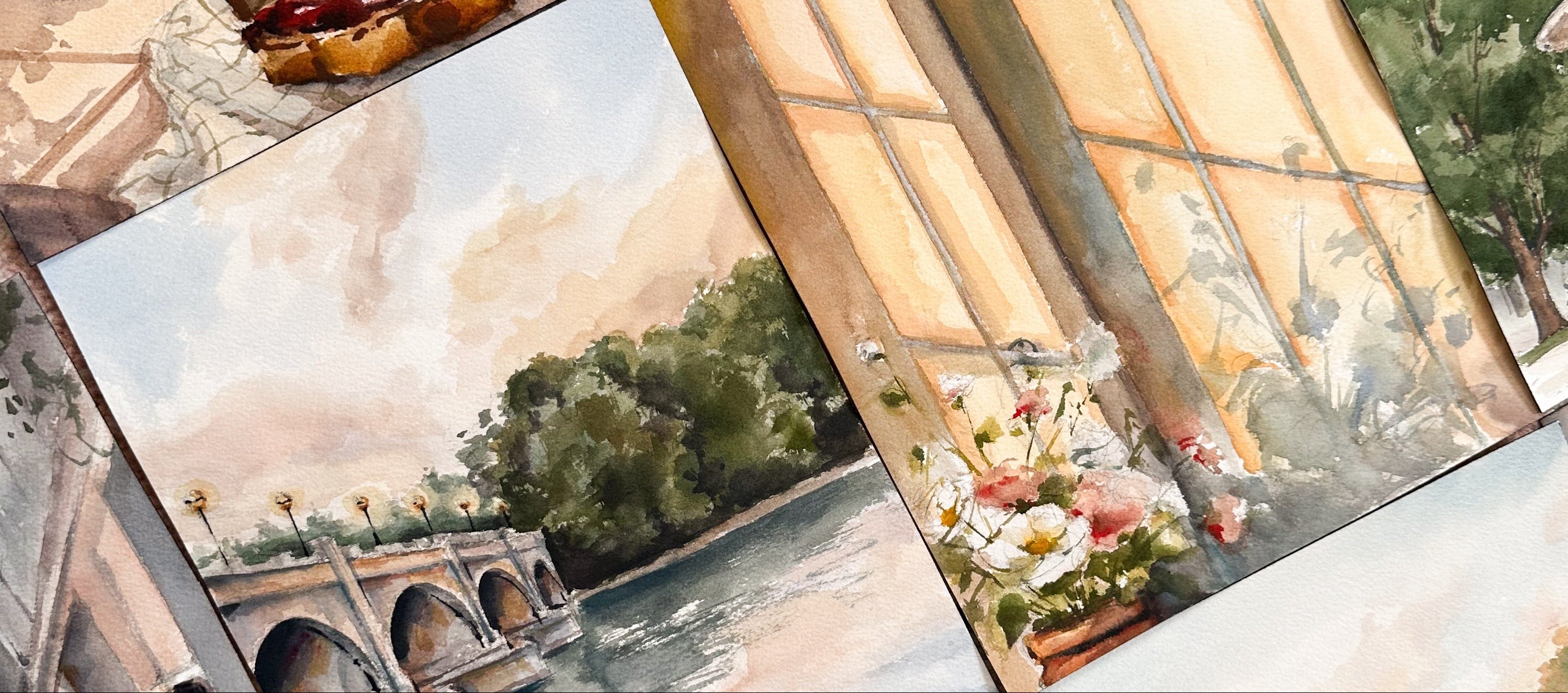 Emily Winslow is a watercolor artist based in Indianapolis, Indiana. She primarly focuses on serene nature landscape paintings, and loves to paint en plein air around indiana.
