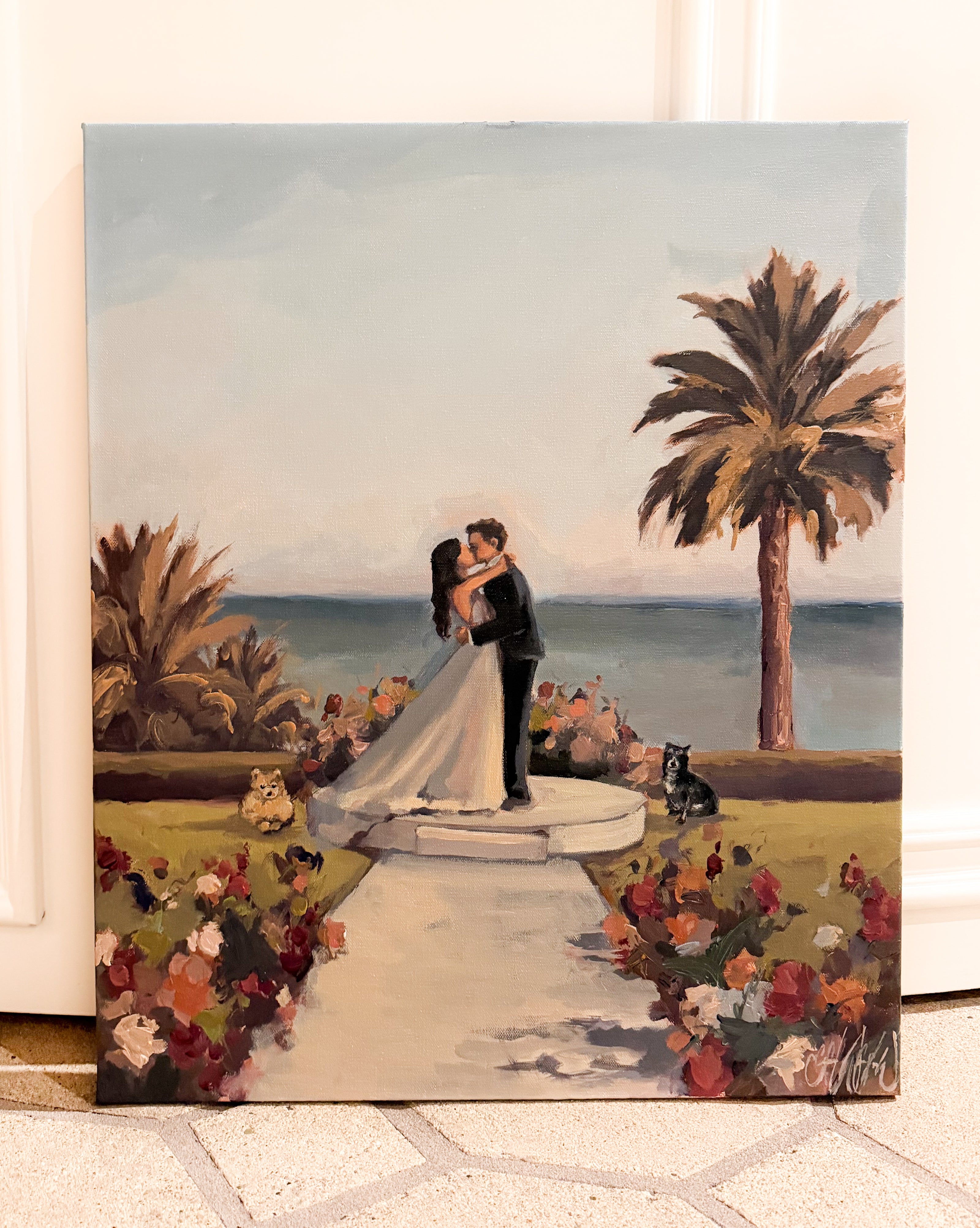 Wedding Painting for Simji and Kai Wedding